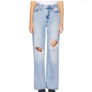 Levi’s Ribcage Wide Leg distressed Jeans